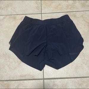 Navy lululemon shorts size 6